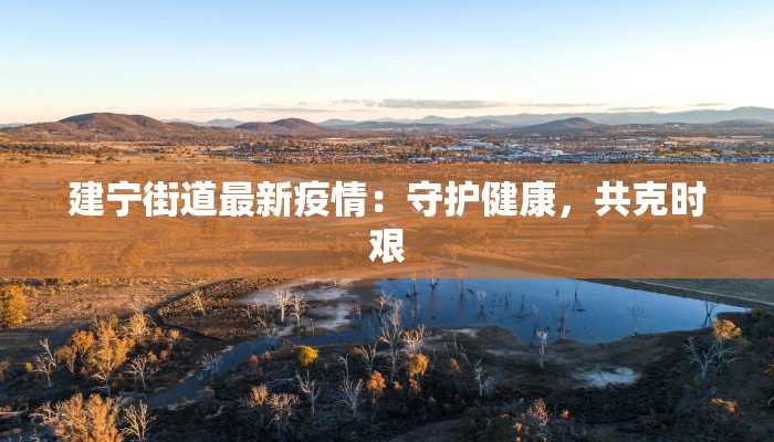 建宁街道最新疫情：守护健康，共克时艰